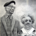 П. Г. Громушкин. Портрет Абеля с женой