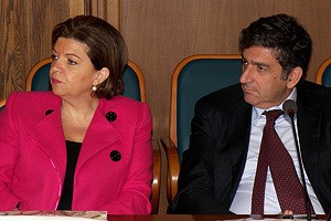 г-жа Мария-Лючия Баире и г-н Мауро Контини 