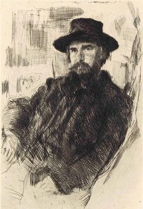 Валентин Серов. Портрет гравера В. В. Матэ, 1899